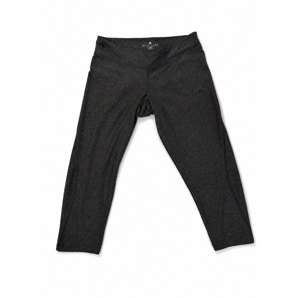 Adidas Climalite Womens Medium  Gray Capri Leggings Workout Pants